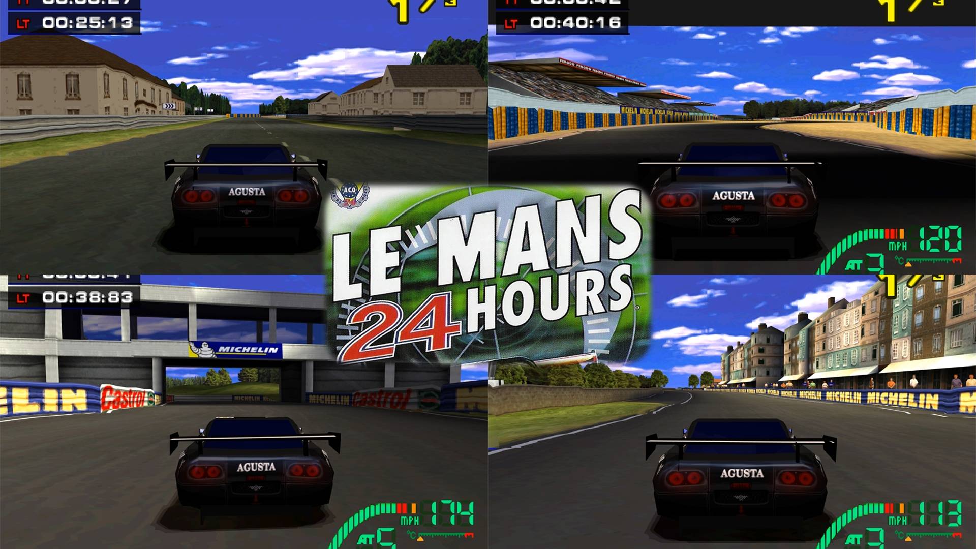 Le Mans 24 Hours (PS1) - Все Гоночные Трассы
