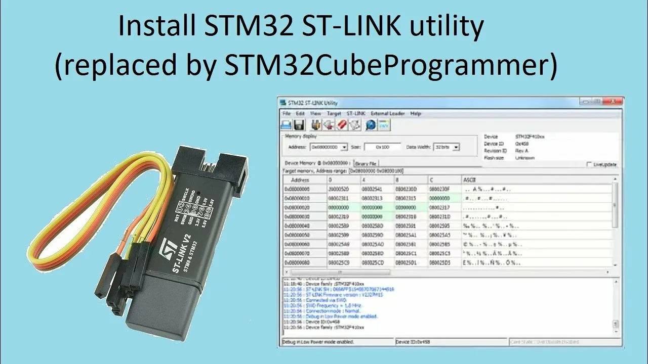 Обновление прошивки КОНТРОЛЛЕРА с помощью ST_Link_Utility
