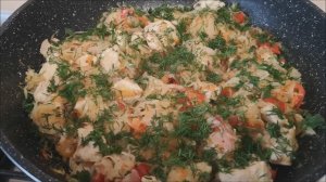 Быстрый ужин на скорую руку. Готовим куриное филе с овощами. БЫСТРО и ОЧЕНЬ ВКУСНО !!!