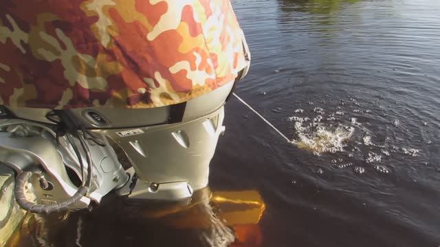 Хонда 30. Тест нового гребного винта.Лодка Казанка 5м3. смотреть онлайн