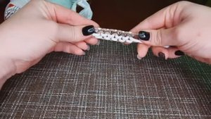 Красивая ручка для корзин или сумочек из бумажной лозы. #ЮлияЧарыкова#