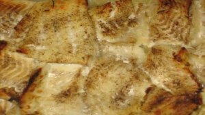 Рыба под белым соусом