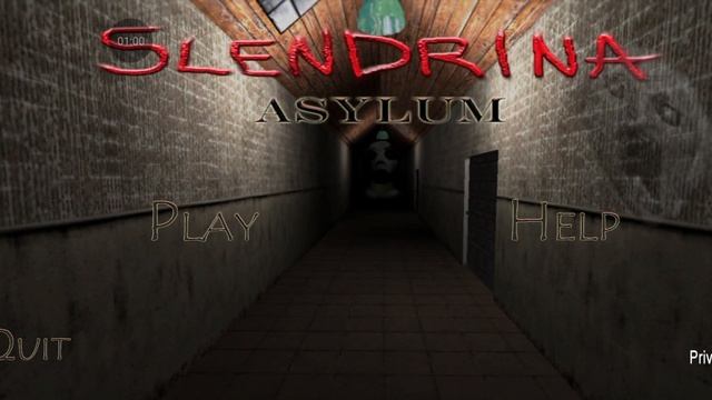Slendrina Asylum меню