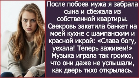 ИСТОРИЯ ИЗ ЖИЗНИ/После побоев мужа, я забрала сына и ушла из дома на время