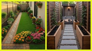 Узкое пространство между домом и забором: максимизируем каждый сантиметр 🏡