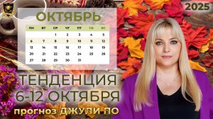 Тенденция недели и дня 6-12 октября