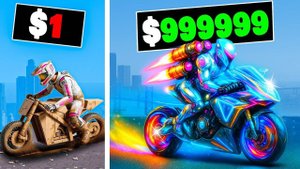 ПРОКАЧАЛ БАЙК НУБА В БАЙК БУДУЩЕГО В GTA 5