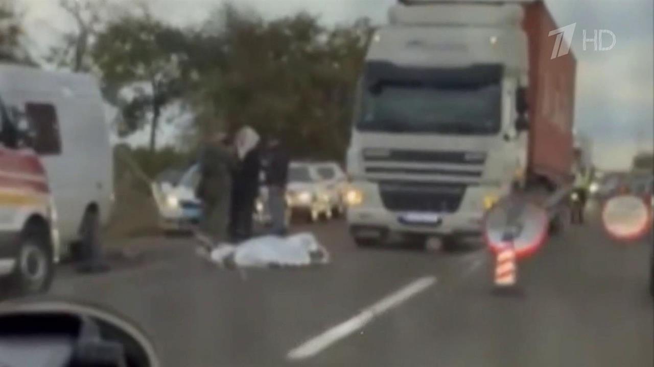 В Одесской области машина наехала на передвижной блокпост людоловов