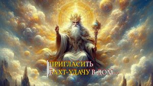 ПРИГЛАСИТЬ БАХТ-УДАЧУ В ДОМ...ДЛЯ ВСЕХ