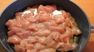 Куриное филе кусочками