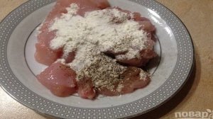 Куриное филе карри с яблоками