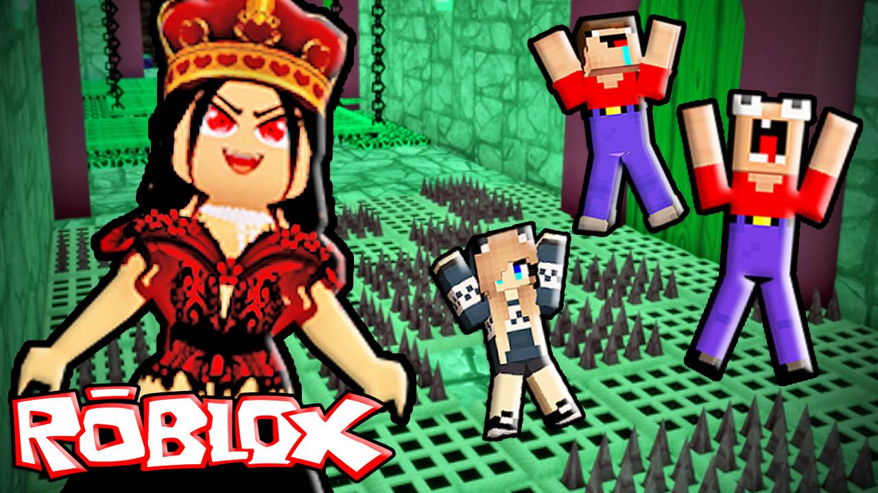 2 НУБА И ДЕВУШКА ПРО СБЕГАЮТ ИЗ ТЮРЬМЫ ЗЛОЙ КОРОЛЕВЫ В РОБЛОКС смотреть онлайн
