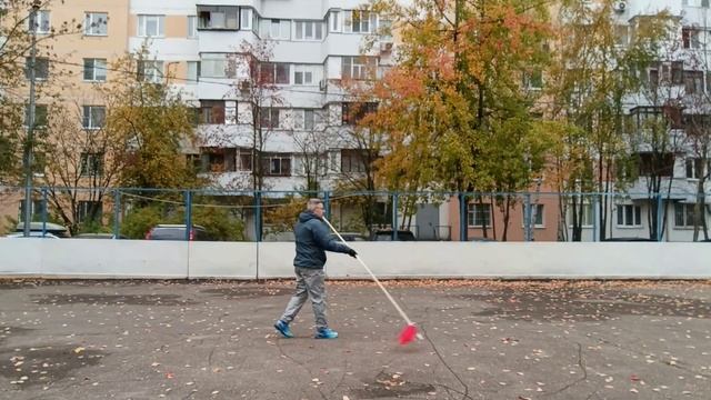 Разминка с копьём (2)