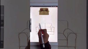 Самый простой способ нарисовать диван 🛋️