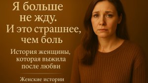 Истории из жизни. Что происходит с женщиной, когда любовь умирает, а сердце всё ещё живо?