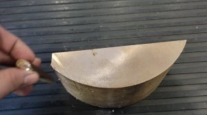 Изготовление бронзовой шпильки М6х90 из болванки Ф200 мм