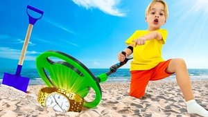 Детское приключение с МЕТАЛЛОИСКАТЕЛЕМ!