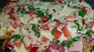 Очень интересный рецепт. Пицца из лаваша 🍕 на сковороде 🍳