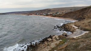 Сложный и опасный подьем на самую вершину мыса Зюк