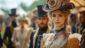 SteamPunk Baroque Enchanting Portraits - AI Short Film