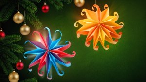 Новогодние снежинки из бумаги Пошаговый мастер-класс