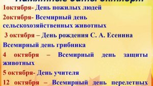 ИНФОЗОНА ГБДОУ "ДОГ "Малыш" Октябрь, 2025