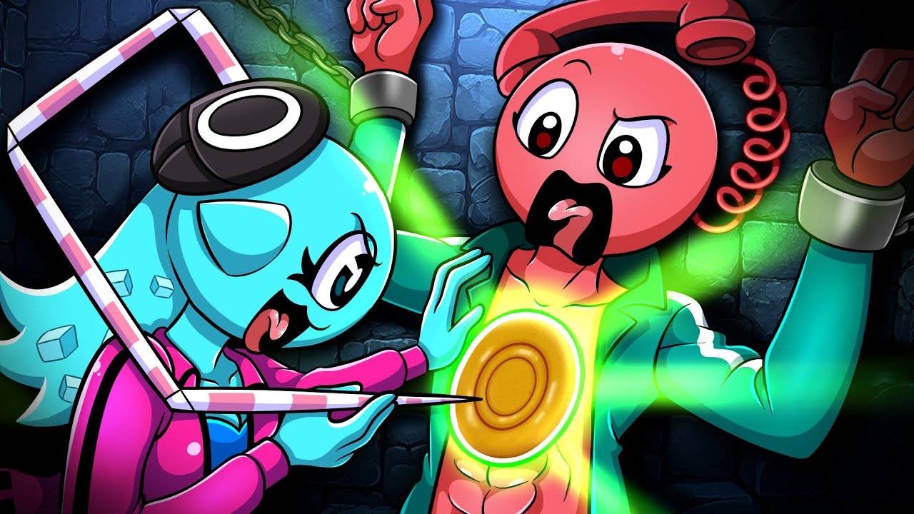 Аква в игре в кальмара крадет Дальгону Теле?! | Анимация Спрунки из Суперсемейки смотреть онлайн