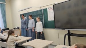 Выступление на 
уроке в музыкальной школе (фольклорные песни)
