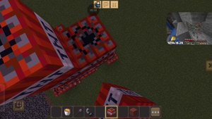 я взрываю динамит в Minecraft