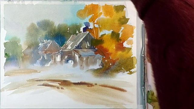 Осень укрыла тишиной смотреть онлайн