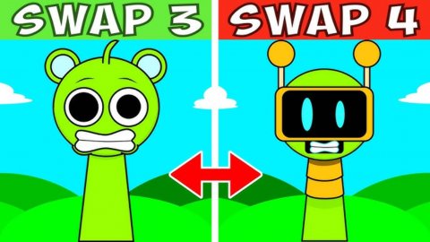 ⚡ Incredibox Sprunki SWAP 3 VS SWAP 4 — Кто Сильнее?! 💥