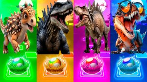 Coffin Dance Динозавры 193 уровень - Мультики про Динозавров | МУЛЬТФИЛЬМЫ ДИНОЗАВРЫ в Tiles Hop