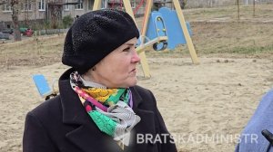 В Братске на улице Приморской принята в эксплуатацию детская игровая площадка