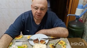 Мукбанг. Оладьи с домашней сметаной, торт и кофе. О Александре Печерском.