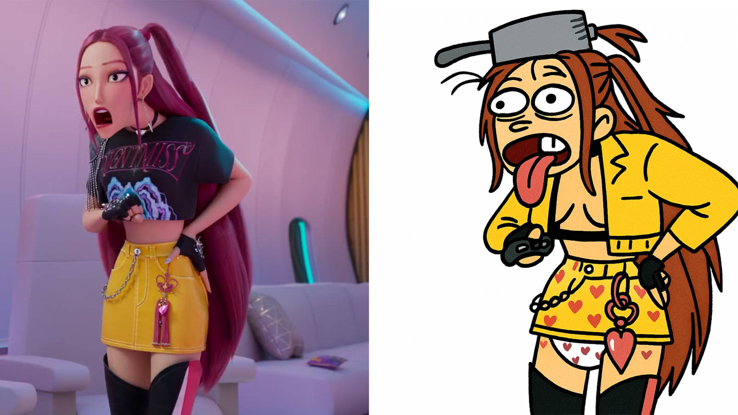 Demon Hunter Cringe Remix Мем пародия на Охотники на демонов Demonhunter пародия мем