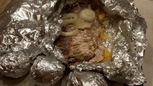 Ужин.Рыба в духовке.