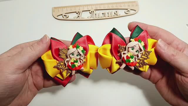 МК бантиков из ролика 20🍁🍁🍁 Мастер класс бантиков