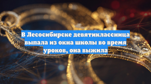 В Лесосибирске девятиклассница выпала из окна школы во время уроков, она выжила