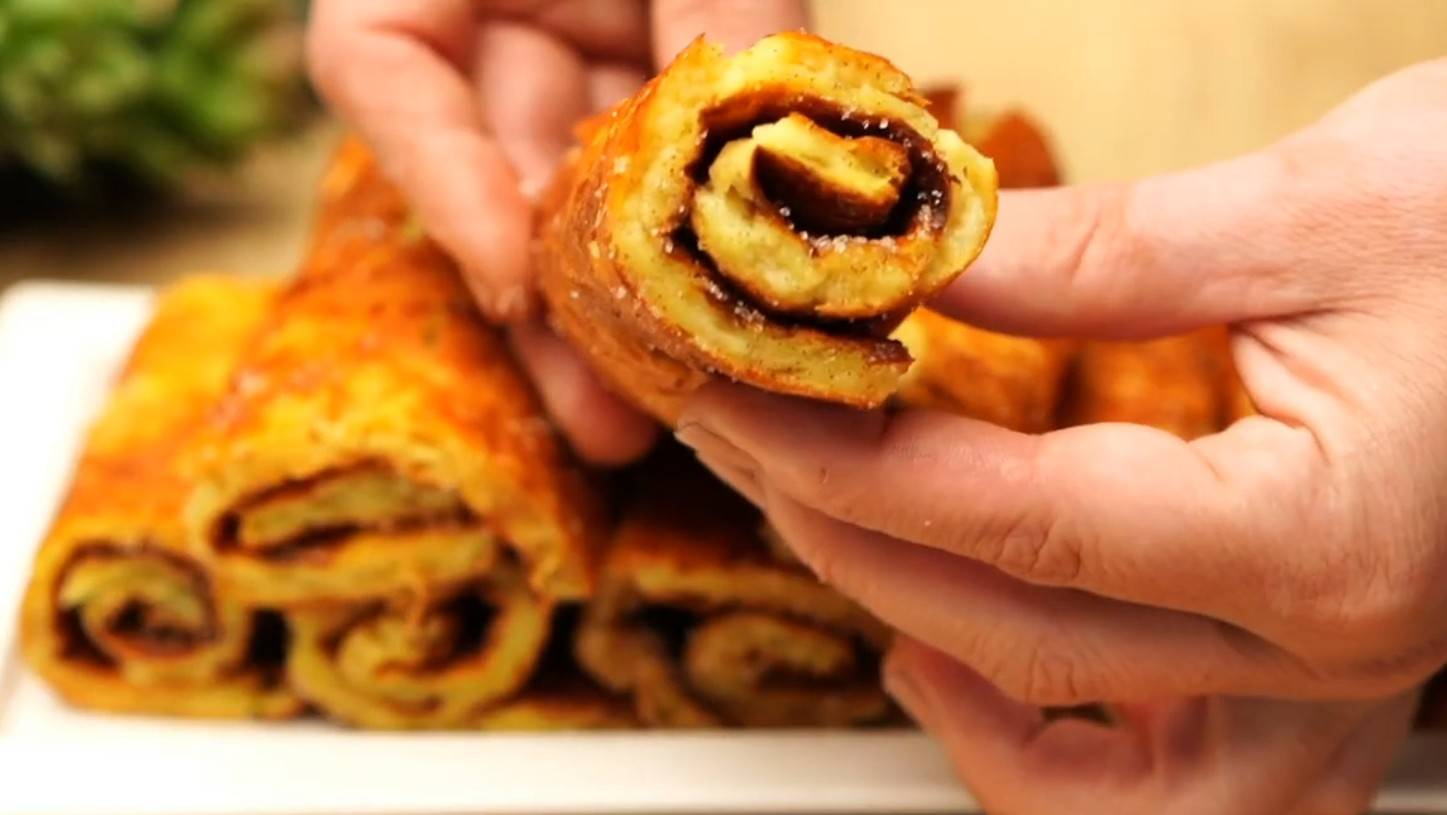 Блинчики на молоке | Блинчики в духовке | Яблочные блинчики