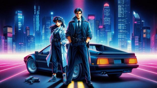 Kentaro and Kazumi [Ending Theme] - Synthwave Song
