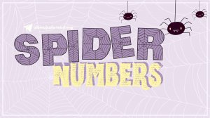 SPIDER NUMBERS Halloween