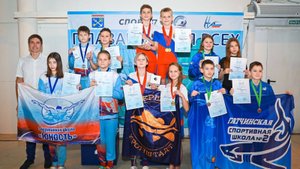 Сборная Кронштадта-2015. Смешанная 4х50 комб. (25) (3дорожка). Ленинградская лига-3этап, Вырица.