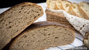 Домашний хлеб без замеса - наконец-то без вкуса и запаха дрожжей. Ржано-пшеничный и пшеничный 2 в 1