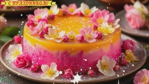 С Днём Рождения! Поздравление КРАСИВАЯ Открытка Видео