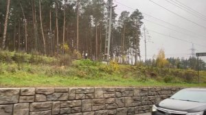 Отделка насыпи РЖД гранитом
