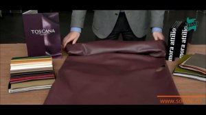 Натуральная мебельная кожа в шкурах Toscana