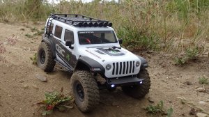 Axial SCX24 Jeep Wrangler 1:24 RC Car - Off-road Testing