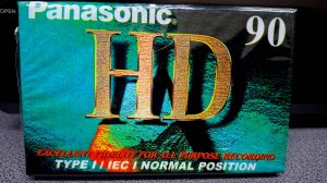 Распаковка и запись аудиокассеты Panasonic HD