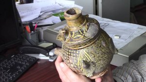 Византийская чаша с деревом из раскопа по ул. Чехова, 3