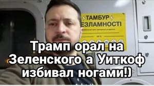 ТРАМП ОРАЛ НА ЗЕЛЕНСКОГО а Уиткоф избивал ногами)
